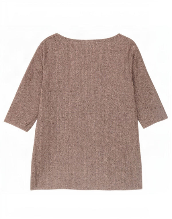 Zara γυναικείο τοπ 3/4 μανίκι UK 10 Small Pink