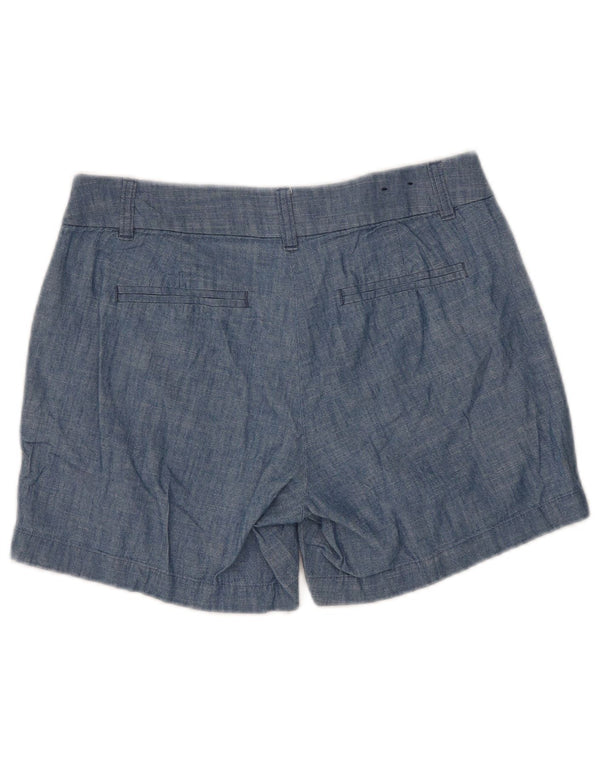 J. Crew Womens Low Waist Chino Shorts US 2 XS W29 Blue Cotton