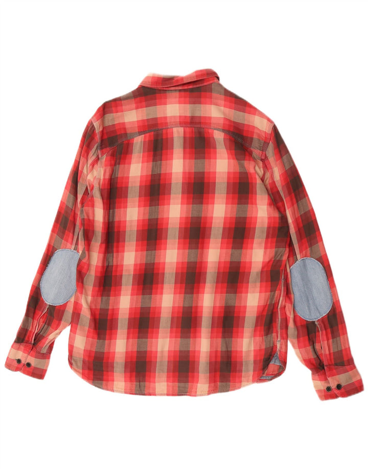Ανδρικό φανελένιο πουκάμισο Levi's μεγάλο κόκκινο βαμβακερό