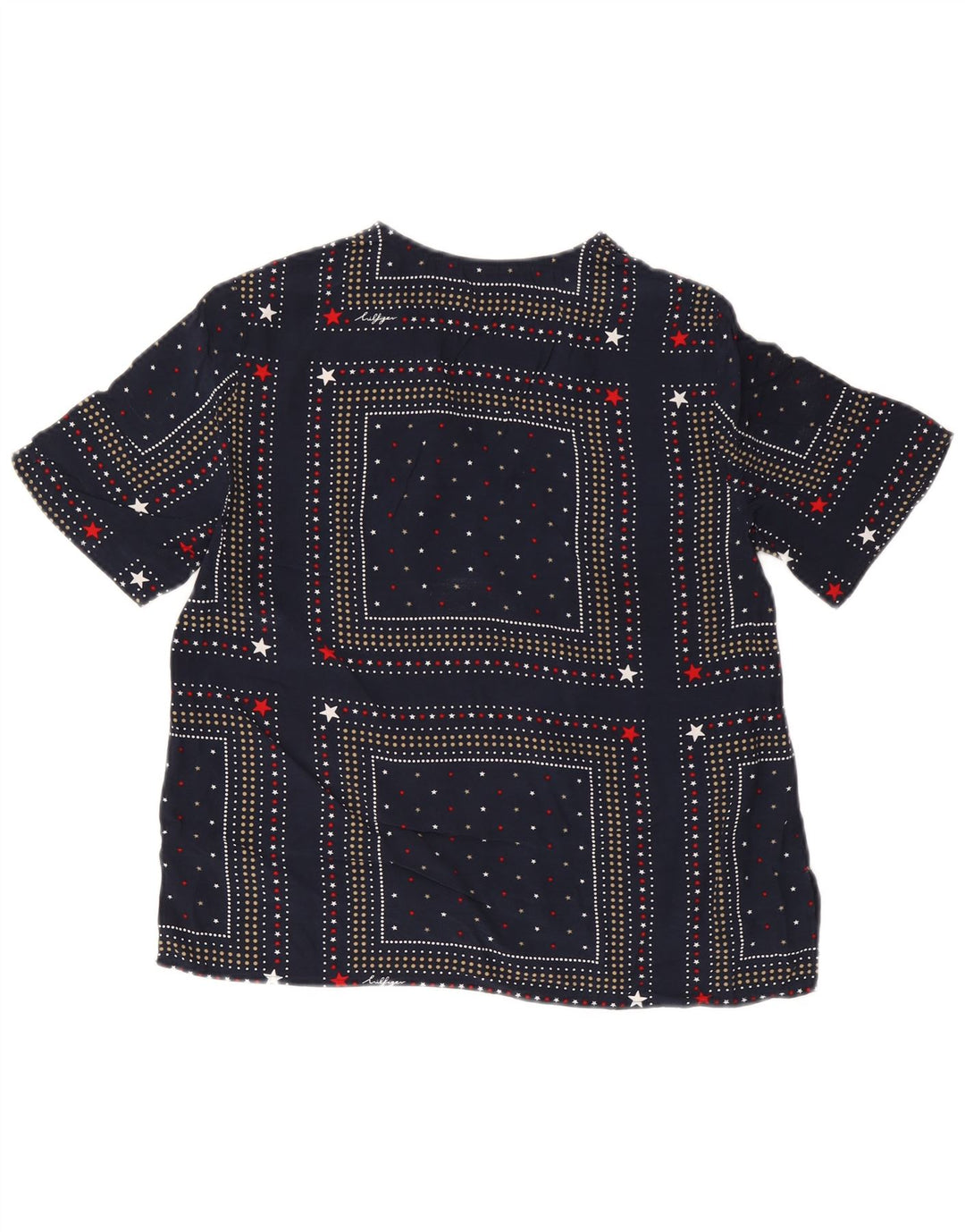 Γυναικεία μπλούζα Tommy Hilfiger Top US 6 Medium Navy Blue Spotted