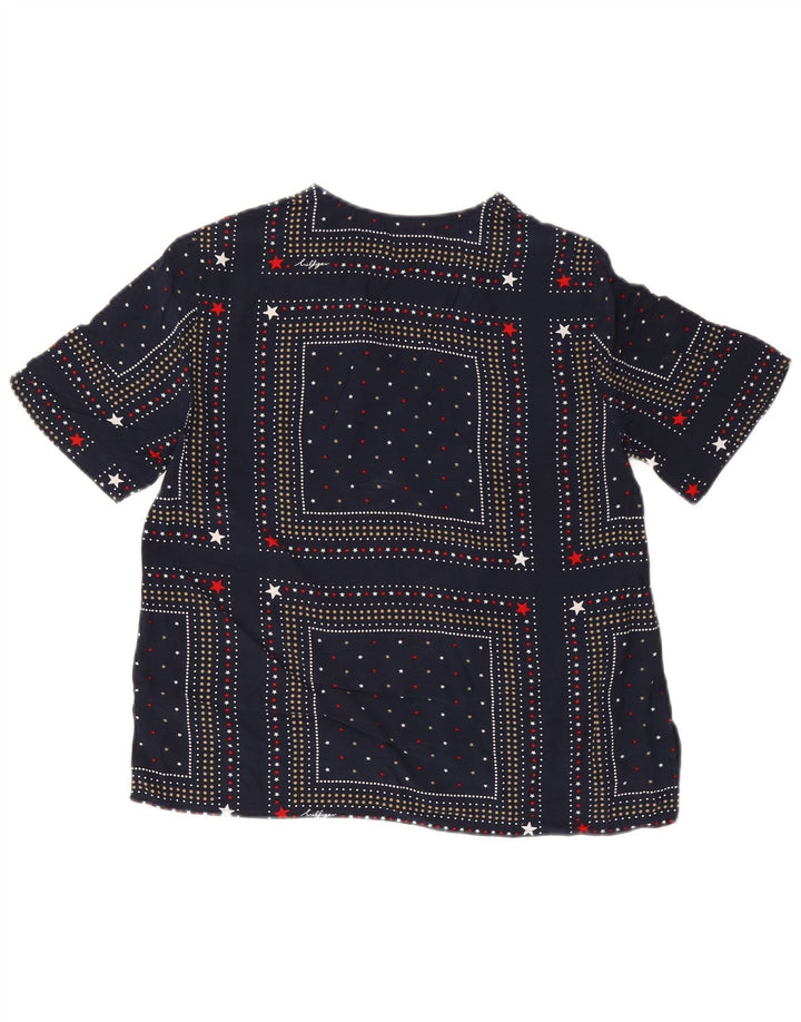 Γυναικεία μπλούζα Tommy Hilfiger Top US 6 Medium Navy Blue Spotted