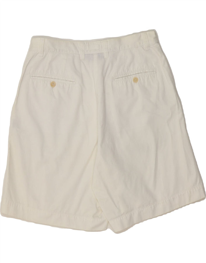 DKNY Womens Chino Shorts US 8 Medium W28  White Cotton Vintage Dkny and Second-Hand Dkny from Messina Hembry 