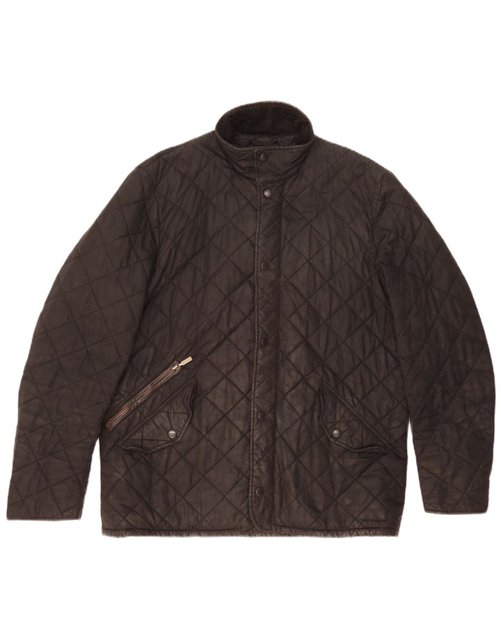 Ανδρικό καπιτονέ μπουφάν Barbour UK 40 Large Black