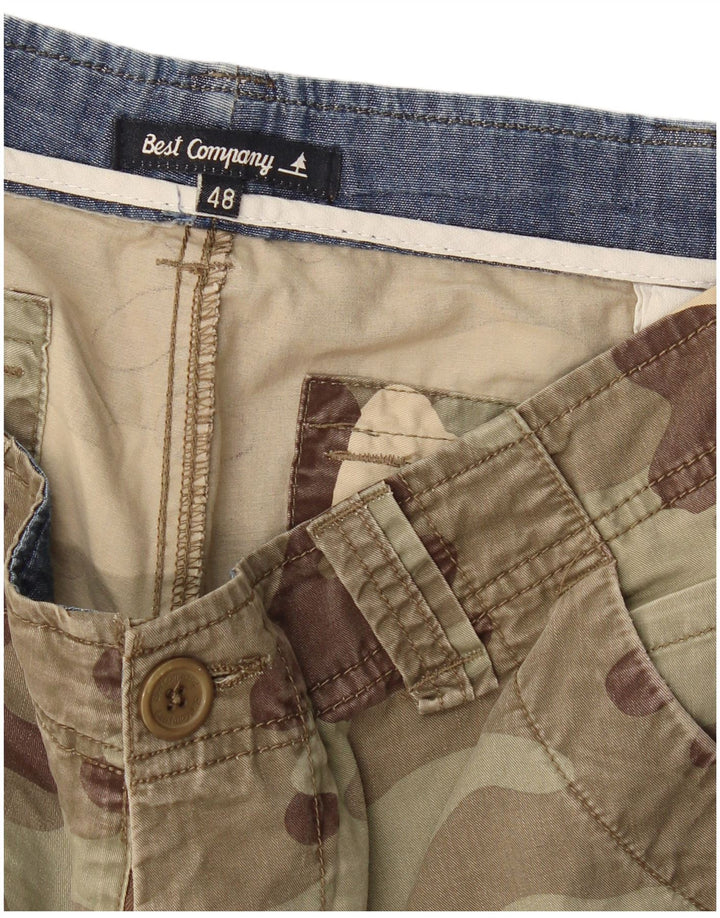 Best Company Γυναικείο Σορτς Cargo IT 48 Medium W36 Khaki Camouflage
