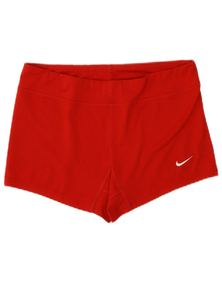Γυναικείο αθλητικό σορτς NIKE Dri Fit UK 14 Medium Red