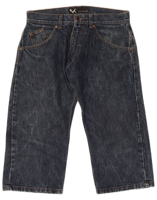 Andrew Mackenzie Ανδρικά γραφικά Capri Jeans IT 48 Medium W30 L20 Blue Cotton