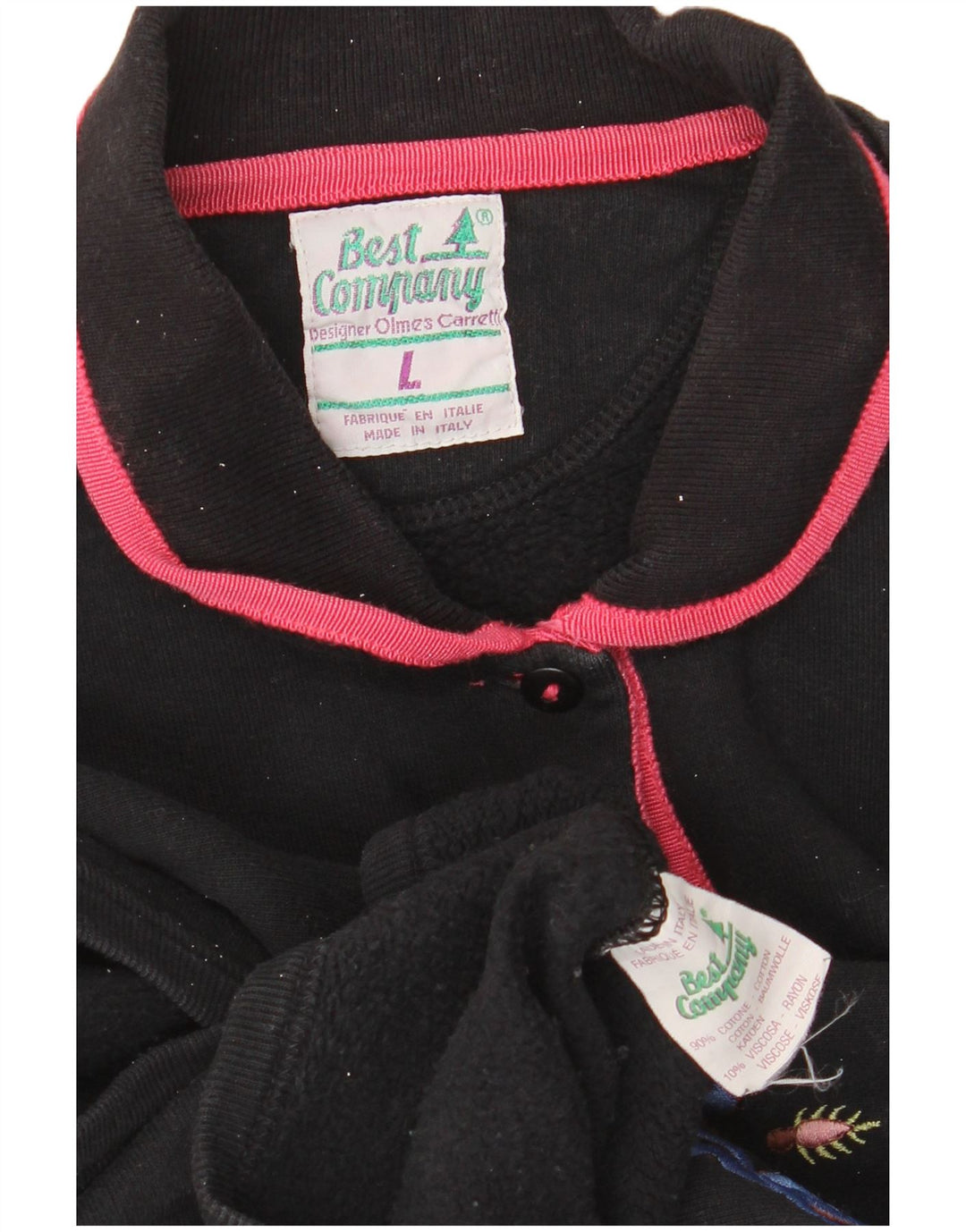 ΚΑΛΥΤΕΡΗ ΕΤΑΙΡΕΙΑ Γυναικεία υπερμεγέθη γραφική φούτερ Jumper UK 16 Large Black