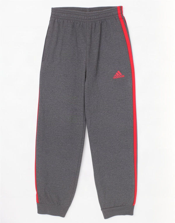 Adidas Boys αθλητική φόρμα παντελόνι Joggers 5-6 ετών βαμβακερό γκρι