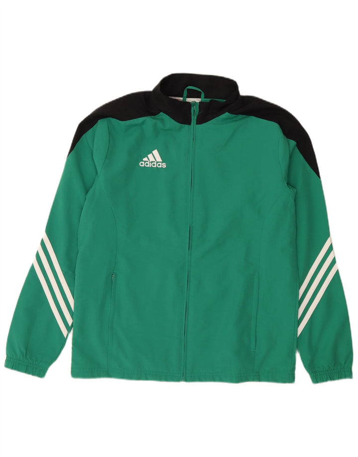Adidas Boys αθλητική φόρμα Adidas Top Jacket 13-14 Years XL Green Colourblock Polyester