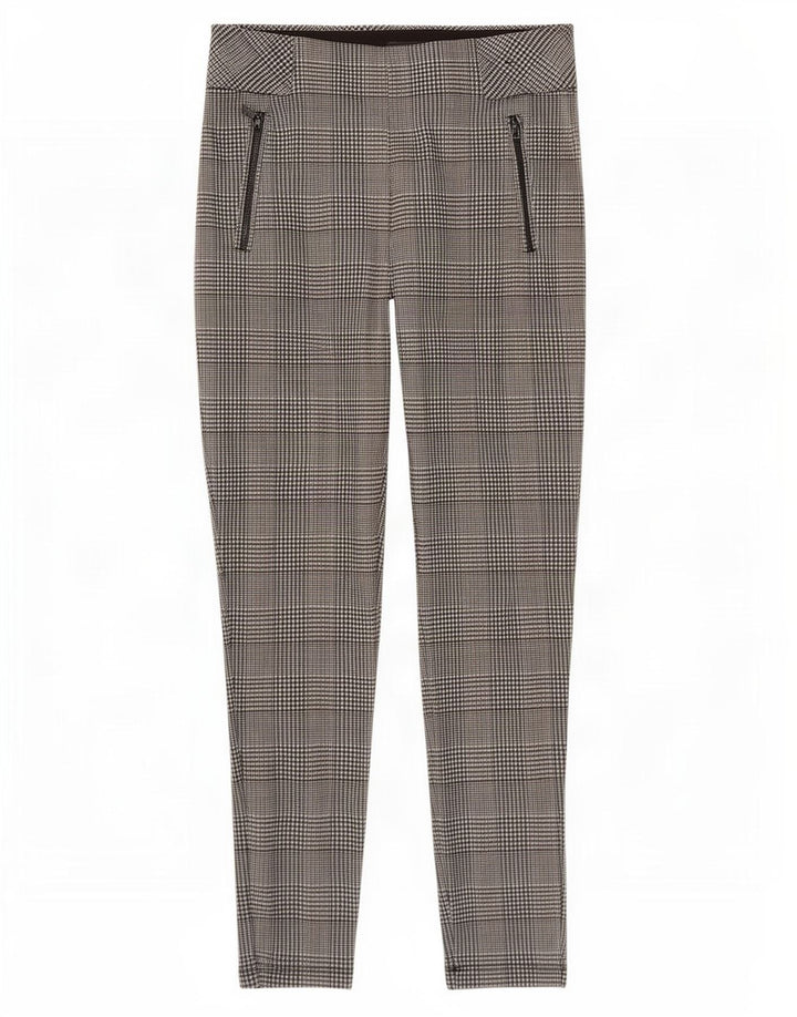Marks & Spencer Γυναικεία κολάν Crop UK 12 Medium Grey Houndstooth