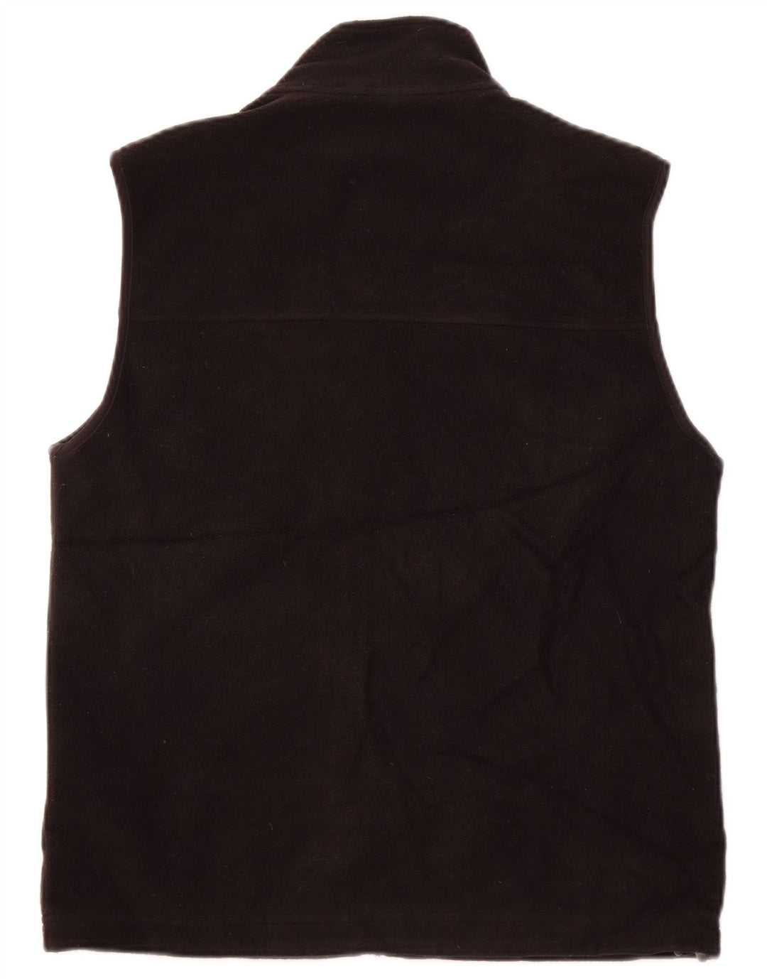 L.L.Bean Mens Fleece Gilet UK 36 Small Black Polyester