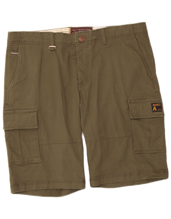 Alcott Ανδρικό σορτς Cargo Regular Fit IT 50 Large W38 Χακί βαμβακερό