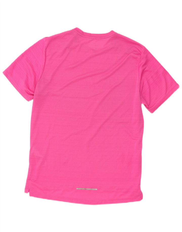 Ανδρικό T-Shirt Nike Dri Fit Τοπ μεσαίου ροζ πολυεστέρα