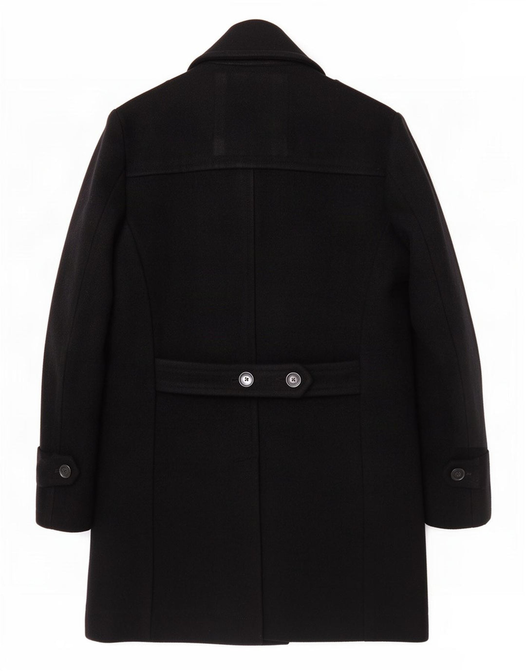 Superdry Ανδρικό Military Double Breasted Coat UK 40 Large Black Wool