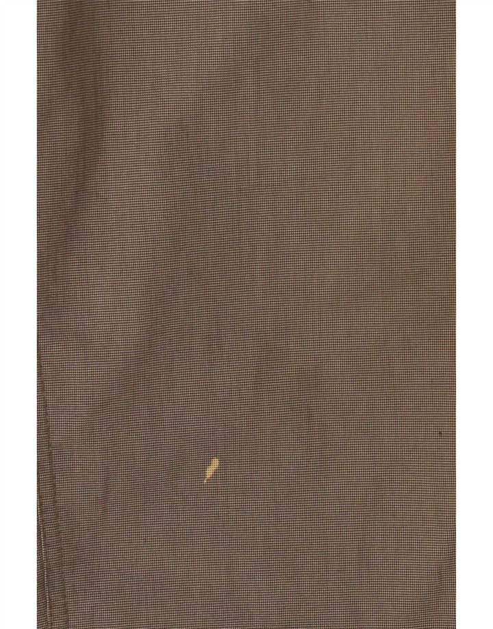 Marks & Spencer Ανδρικό Παντελόνι Chino Μπλε Harbor W38 L29 Καφέ Check