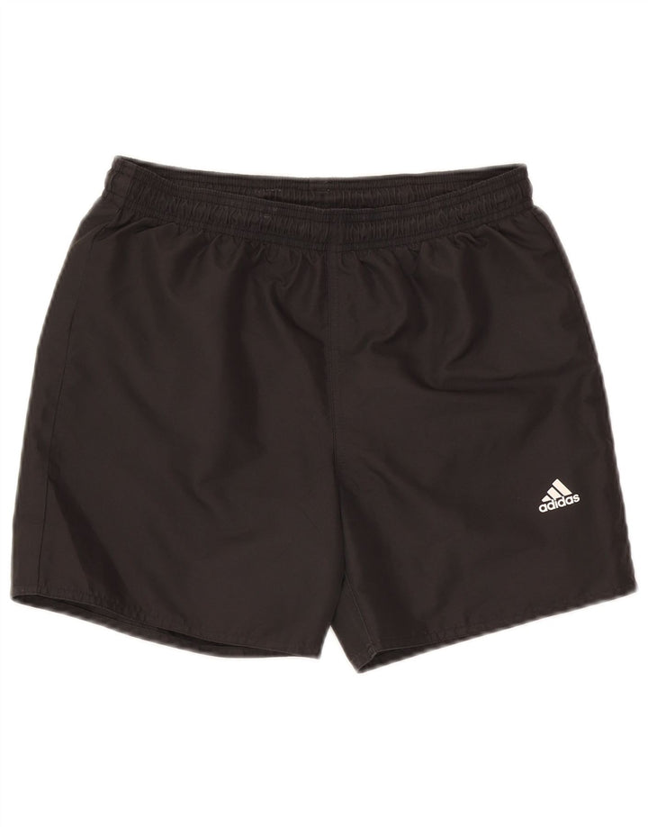 Adidas Boys Sport σορτς 13-14 ετών μαύρο πολυεστέρα