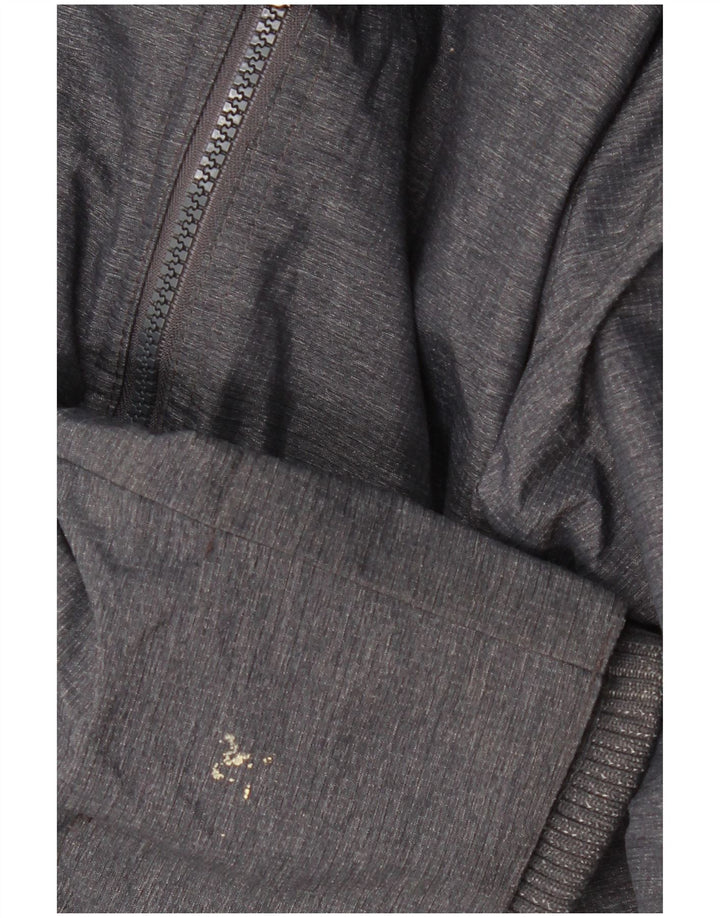 SUPERDRY Γυναικείο Windcheater Graphic Windbreaker Jacket UK 16 Large Grey