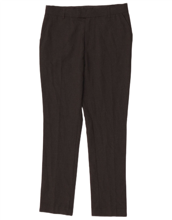 Marks & Spencer Boys Slim Suit Παντελόνι 14-15 ετών W29 L29 Grey Polyester