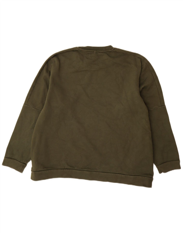 Ανδρικό φούτερ Adidas Jumper 2XL Χακί βαμβακερό