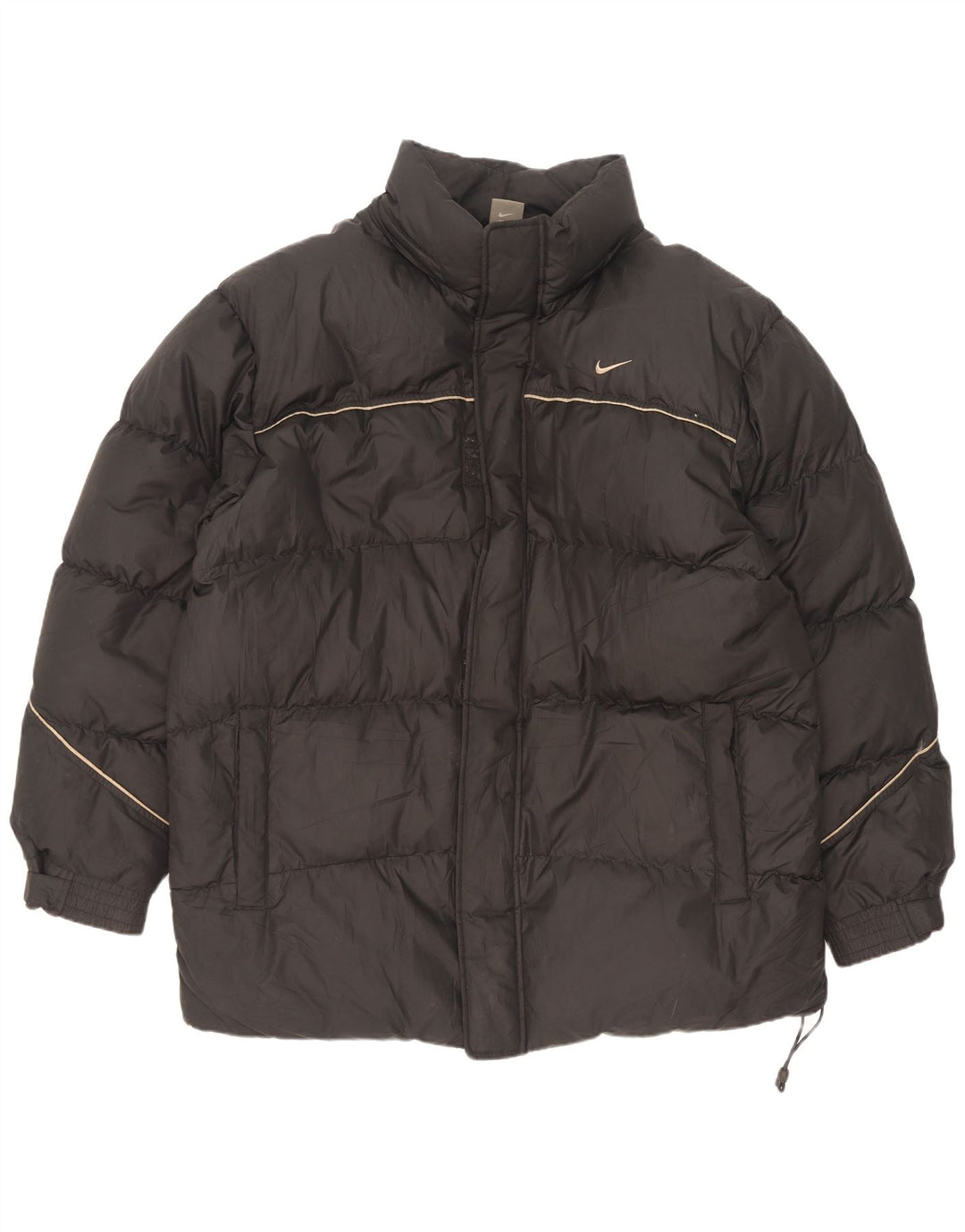 Ανδρικό μπουφάν Nike με επένδυση UK 42 XL μαύρο πολυεστέρα