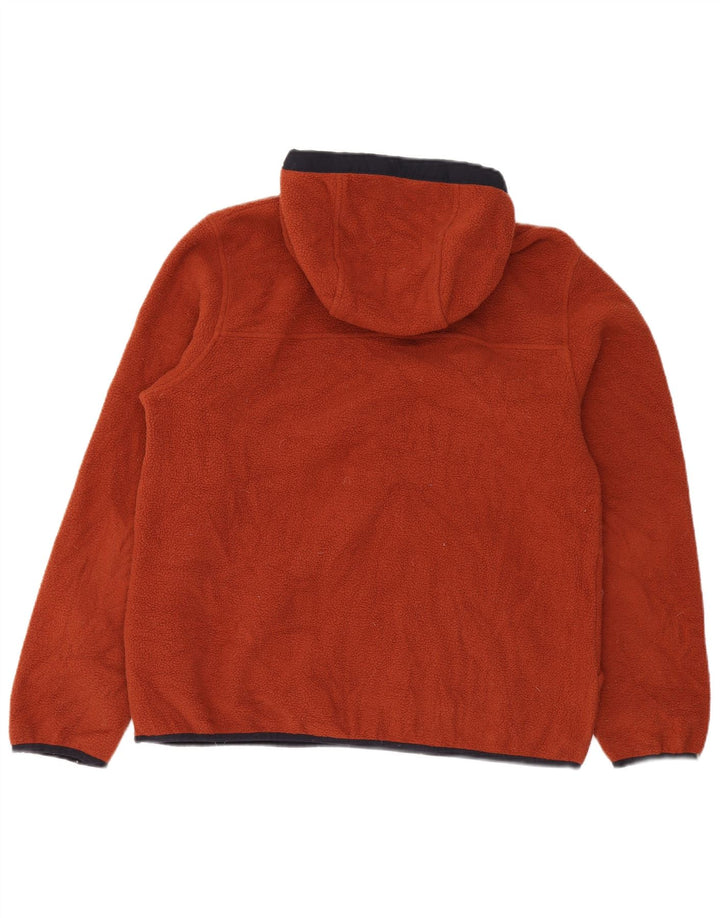 The North Face Ανδρική κουκούλα με κουκούλα Fleece Jumper με μεσαίο κόκκινο πολυεστέρα