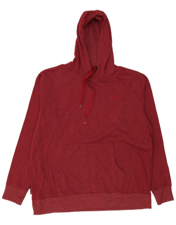 Mountain Warehouse Ανδρικό Hoodie Jumper 2XL Βαμβακερό μπορντό