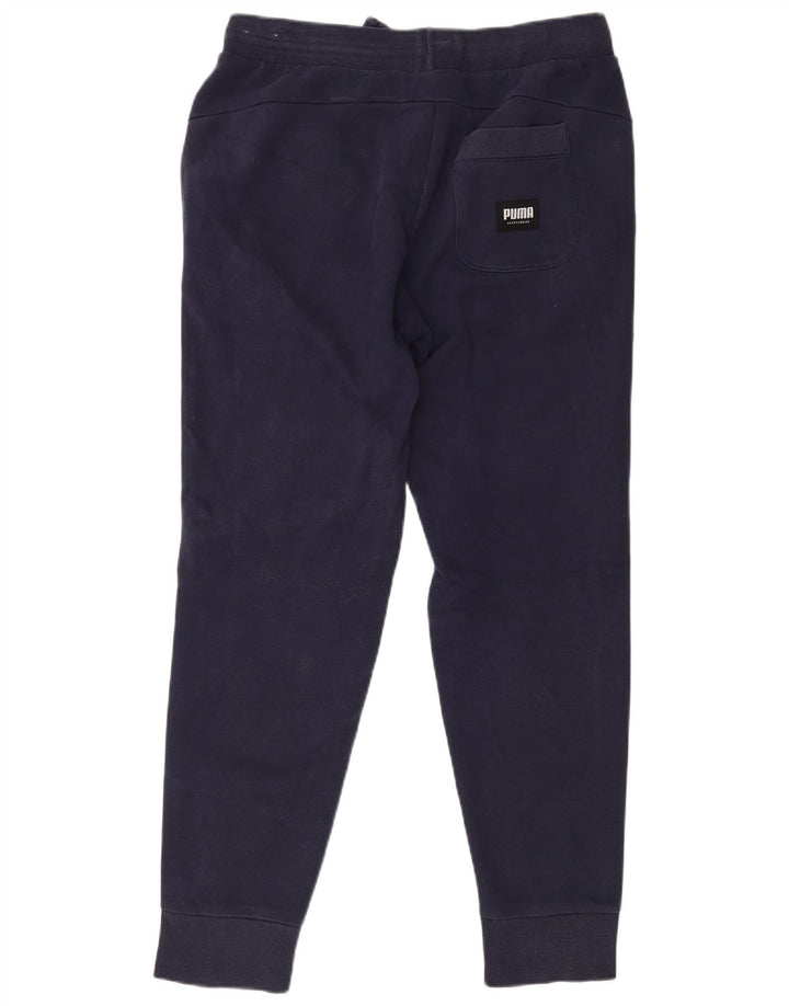 Ανδρική φόρμα γραφικής Puma Παντελόνι Joggers Medium Navy Blue Βαμβακερό