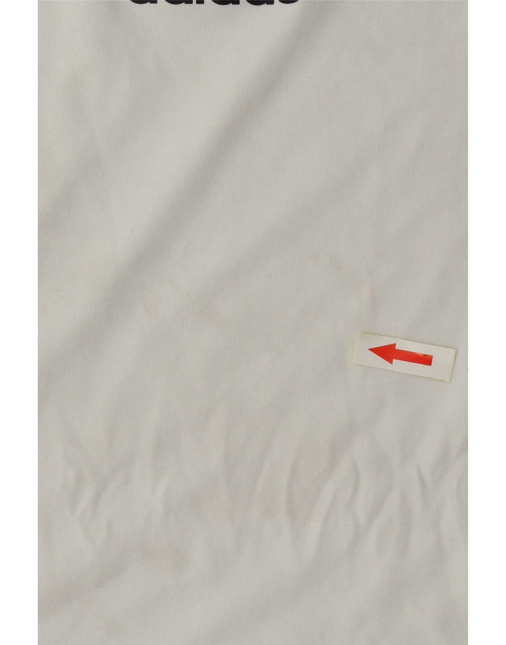 Adidas Ανδρικό T-Shirt Aeroready Top Small White Colourblock Polyester