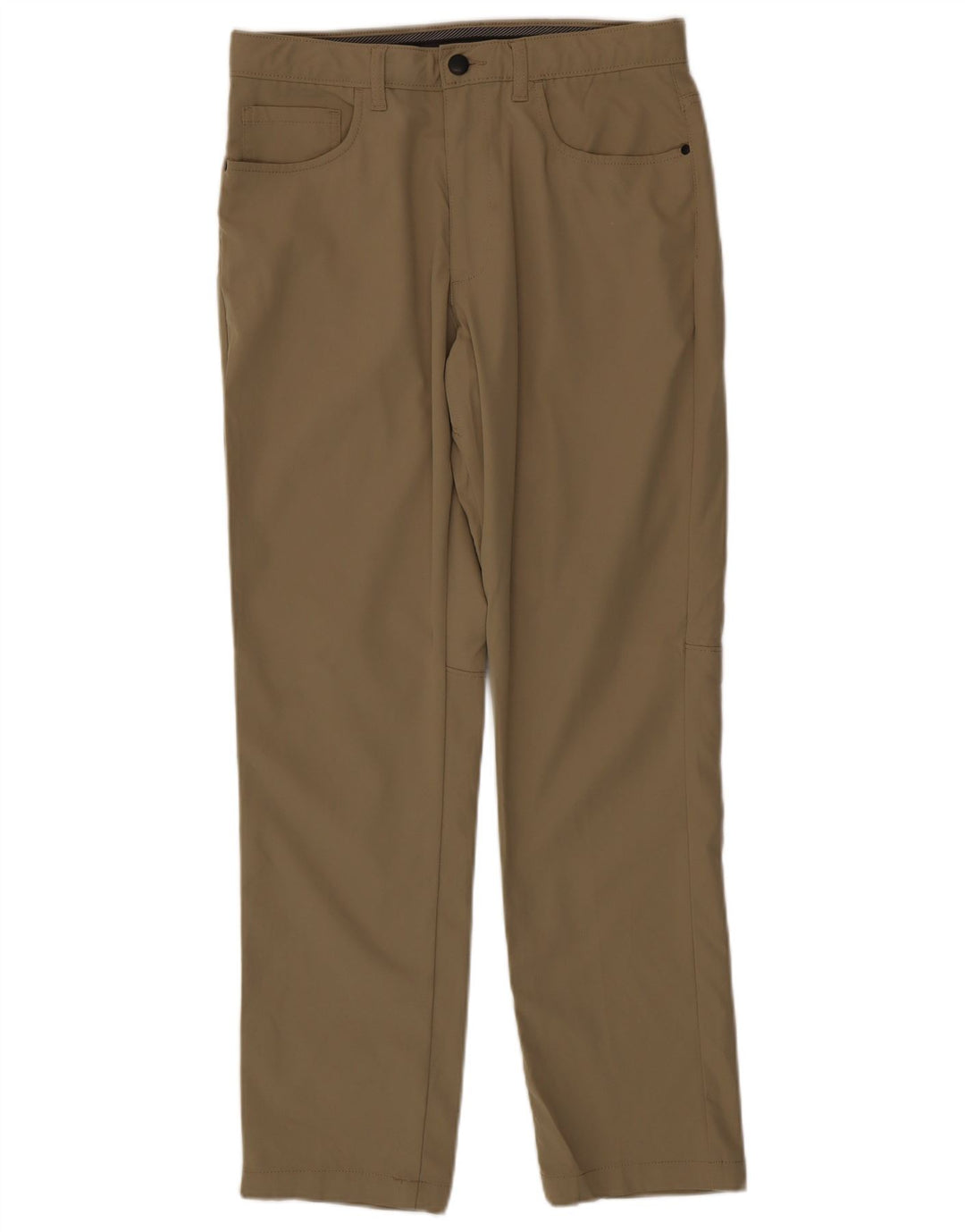 Lee Ανδρικό ίσιο casual παντελόνι W32 L32 Beige Polyester
