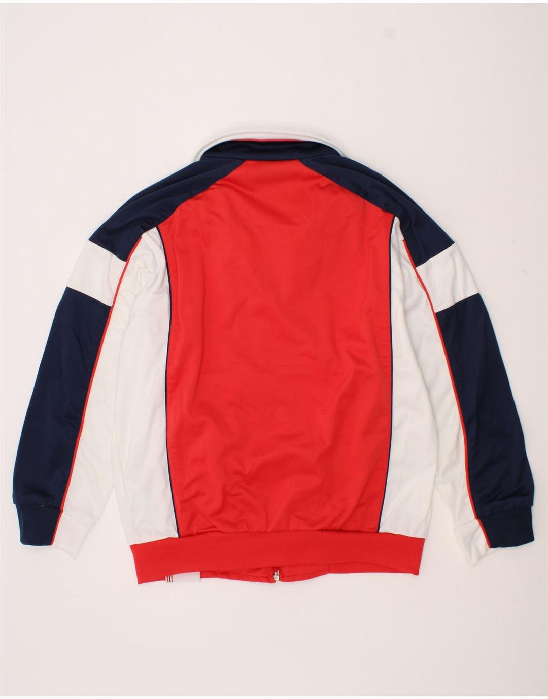 CHAMPION Boys Graphic Tracksuit Top Jacket 7-8 Years Red Colourblock Vintage Champion and Second-Hand Champion from Messina Hembry 