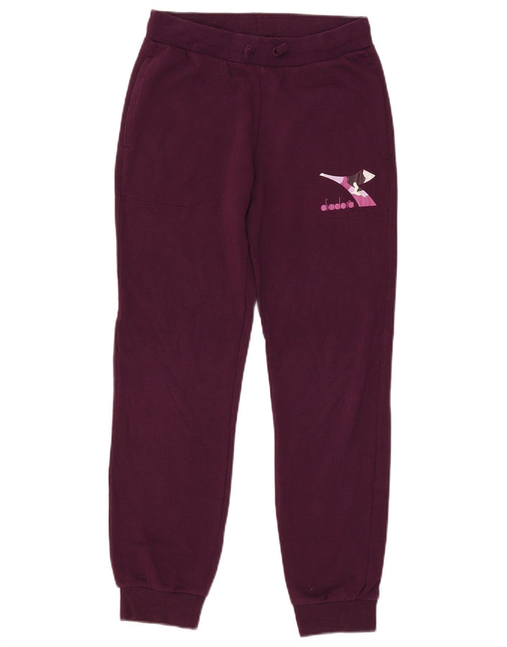 DIADORA Γυναικεία αθλητική φόρμα παντελόνι Joggers UK 18 XL Purple Camouflage