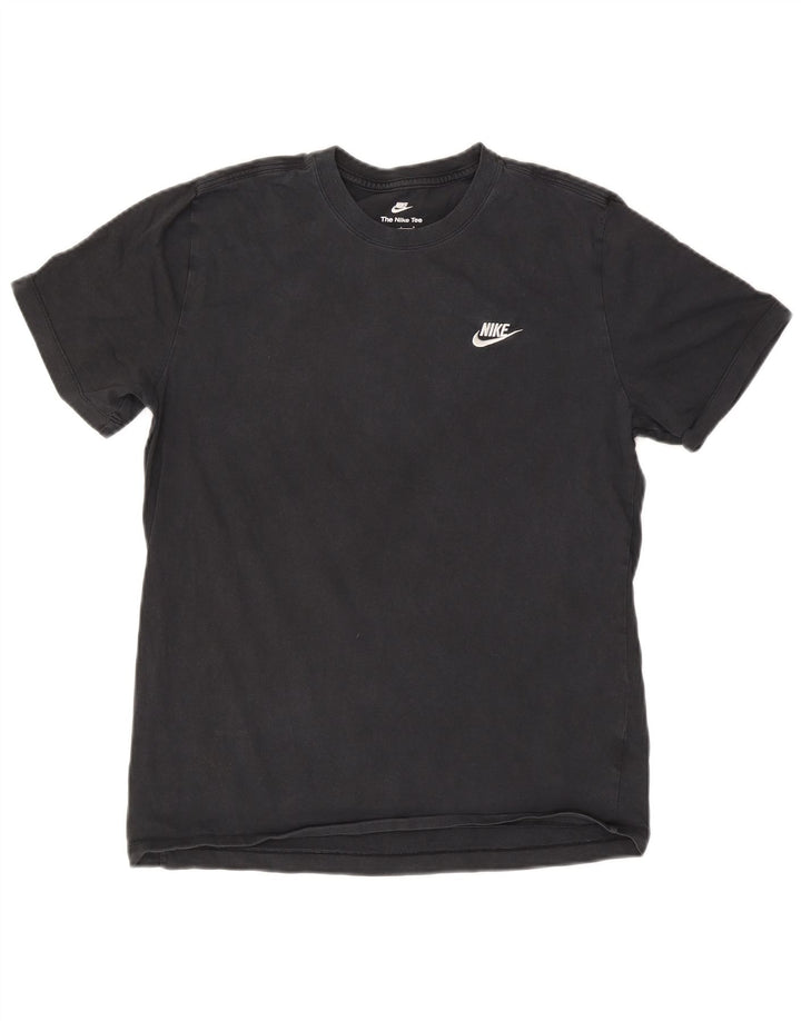 Ανδρικό μπλουζάκι Nike, μεγάλο μαύρο βαμβακερό