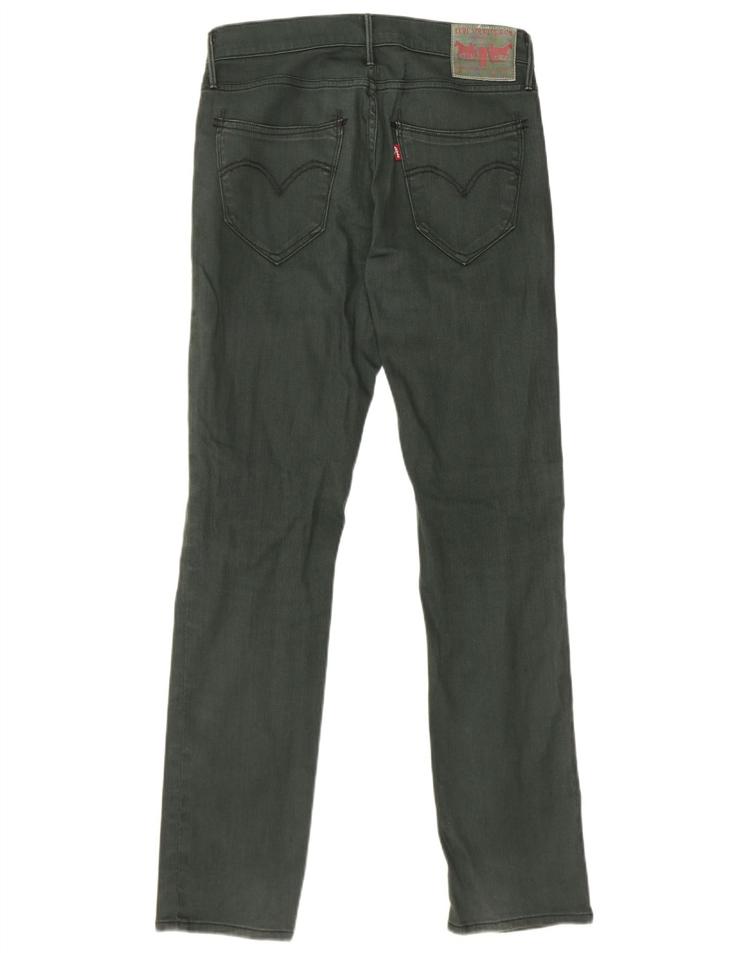Levi's Womens 511 Slim Jeans W29 L32 Πράσινο βαμβακερό