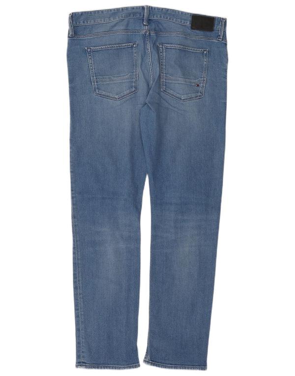 Tommy Hilfiger Mens Bleecker Slim Jeans W36 L32 Blue Cotton