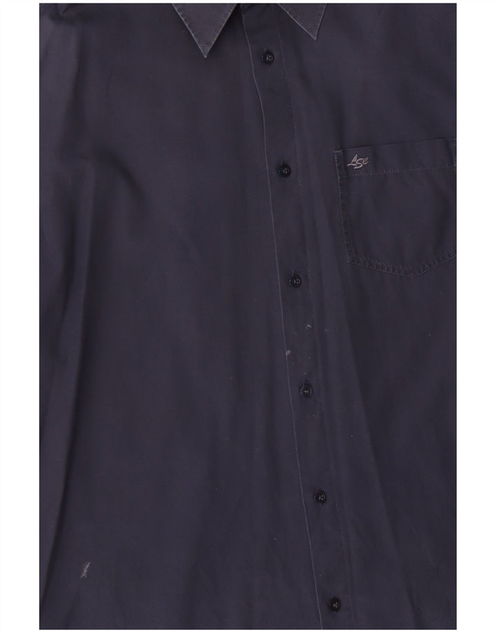 Ανδρικό πουκάμισο Levi's Large Navy Blue από βαμβάκι