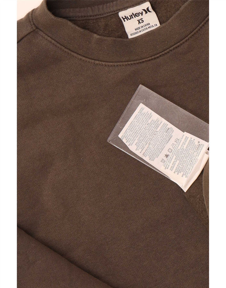Ανδρικό γραφικό φούτερ Hurley Jumper XS Καφέ βαμβακερό