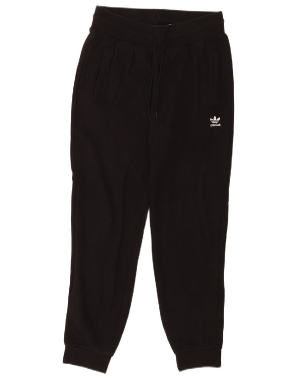Γυναικεία αθλητική φόρμα Adidas Παντελόνι Joggers UK 10 Small Black Cotton