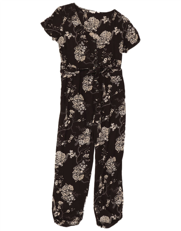 Γυναικεία ολόσωμη φόρμα Fat Face UK 14 Large Black Floral