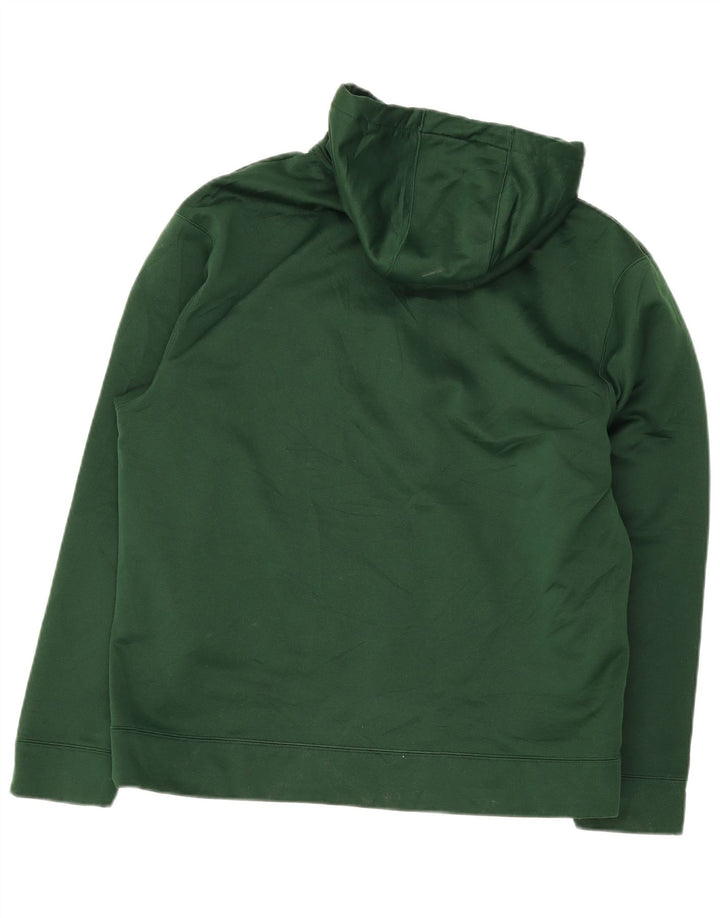 Under Armour Mens Hoodie Jumper Large Green Polyester