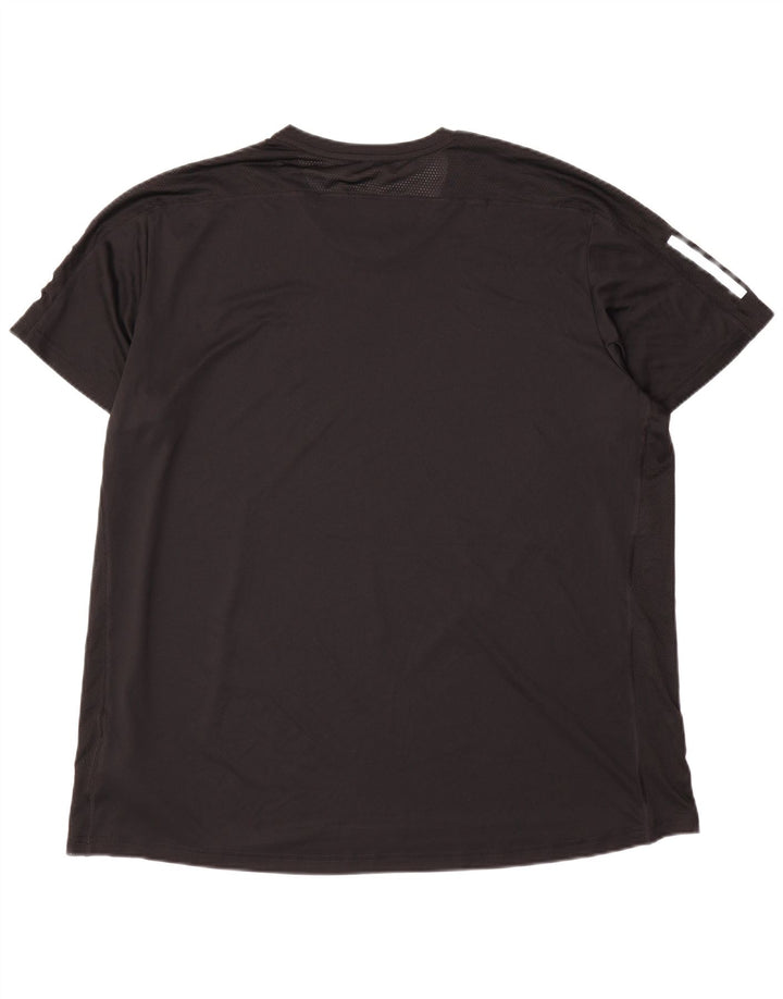 Ανδρικό T-Shirt Aeroready ADIDAS Top 2XL Μαύρο Πολυεστέρας