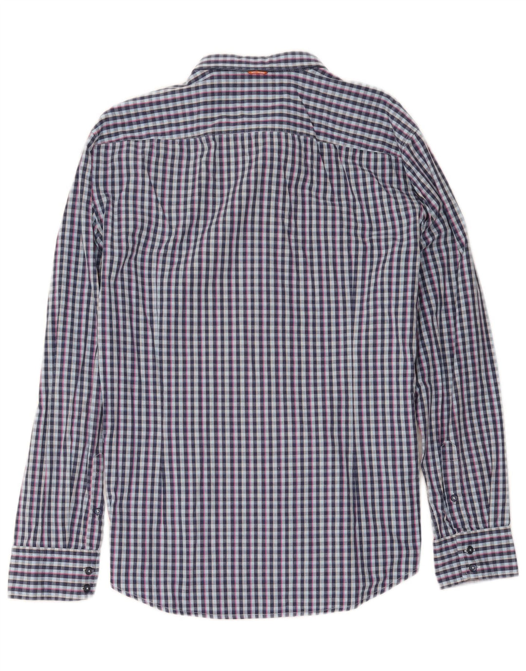 Ανδρικό πουκάμισο Hugo Boss XL Blue Check Cotton