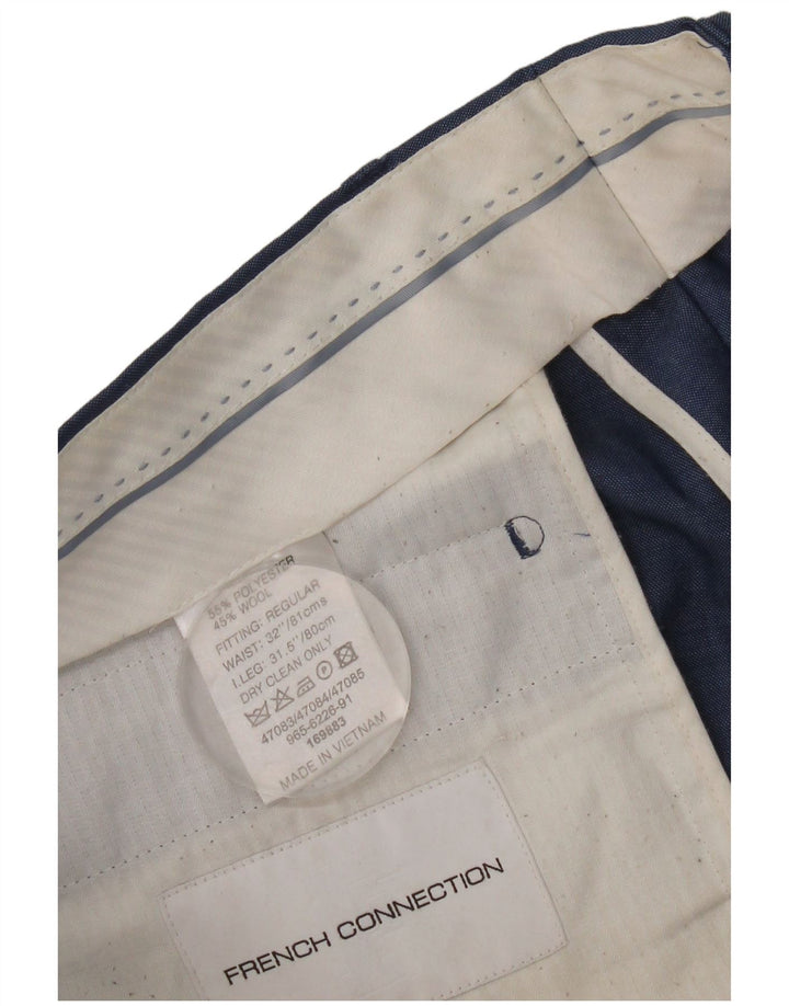 Γαλλικό Connection Ανδρικό Slim Suit Παντελόνι W32 L31 Blue Polyester
