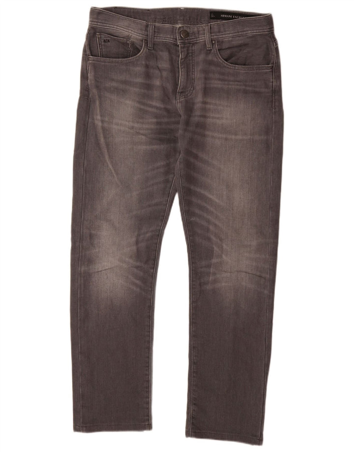 Armani Ανδρικό J13 Slim Jeans W32 L30 Γκρι βαμβακερό
