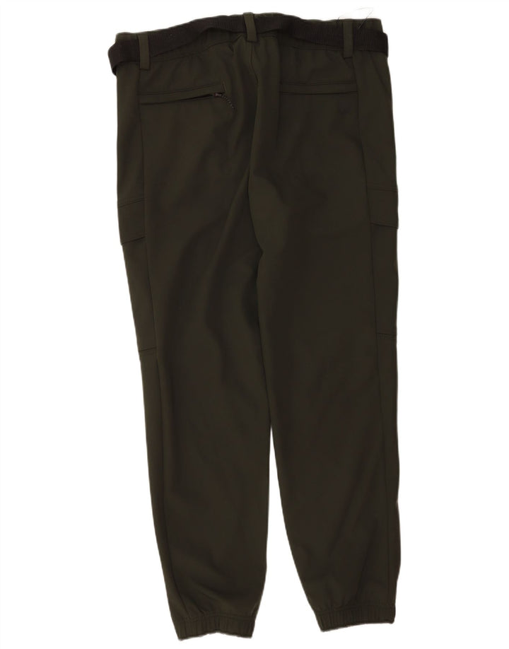 Marks & Spencer Ανδρικό ίσιο παντελόνι Cargo W36 L31 Khaki Polyester