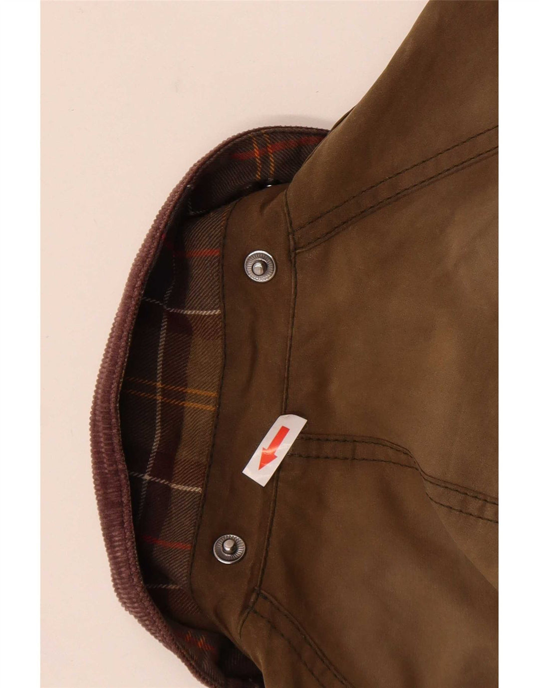 Barbour Γυναικείο Βαμβακερό Μπουφάν UK 14 Large Brown