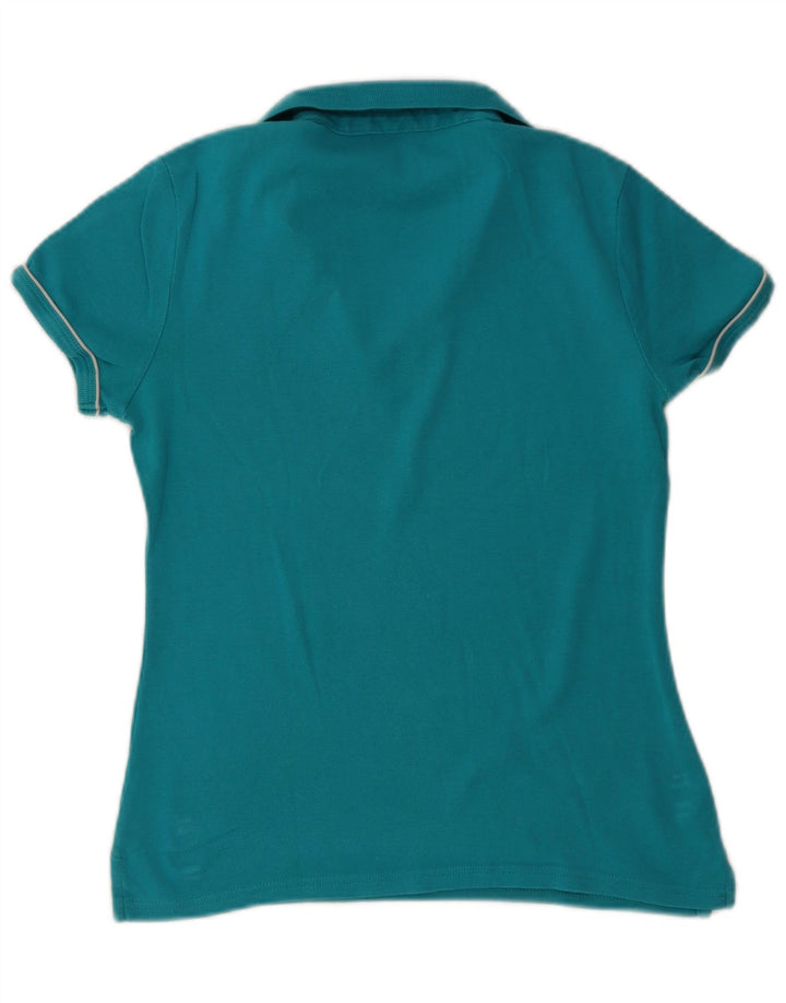 Tommy Hilfiger γυναικείο μπλουζάκι πόλο UK 12 Medium Blue