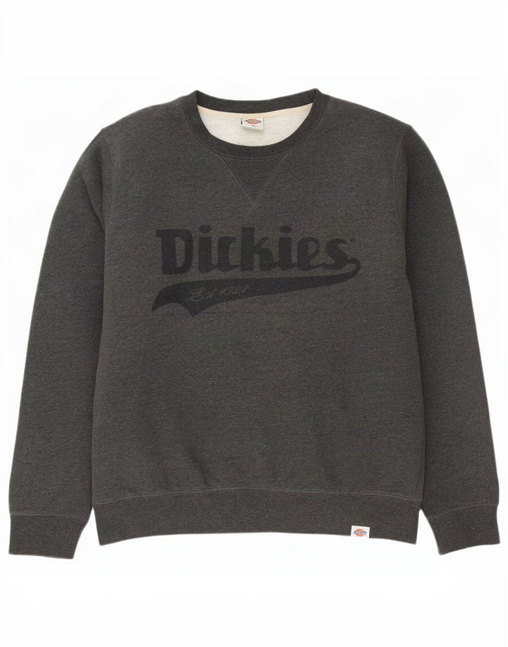 Ανδρικό γραφικό φούτερ Dickies Jumper μεγάλο γκρι βαμβακερό