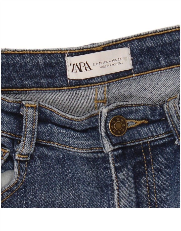 ZARA Γυναικείο Slim Jeans EU 36 XS W26 L27 Blue