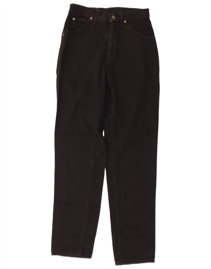 Γυναικείο ψηλόμεσο τζιν LEE κωνικό W28 L33 μαύρο βαμβακερό