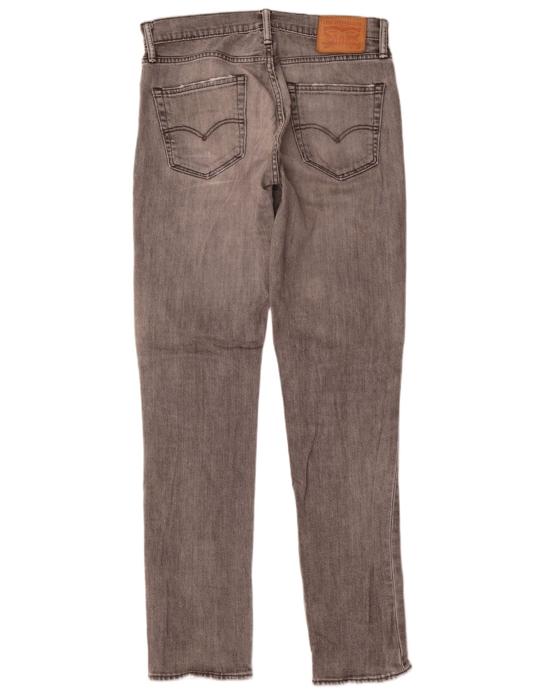 Levi's Mens 511 Slim Jeans W31 L34 Γκρι βαμβακερό
